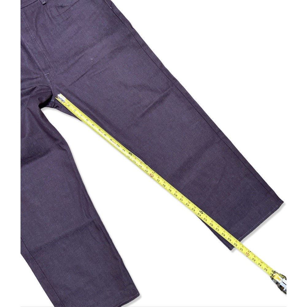 Levi's White Oak Cone Denim 501 Jeans Men's 42x30 Purple Garment Dyed Timberwolf - Picture 6 of 9